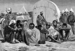 Waiting Prints: The zulu wars. Ambassadors from King Cetewayo (Cetshwayo) to