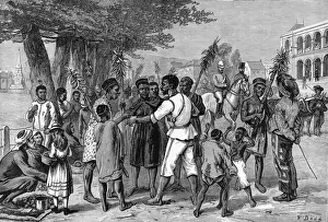 July Prints: Zulu wars. Zulu women selling sugar cane in Pietrmaritzburg